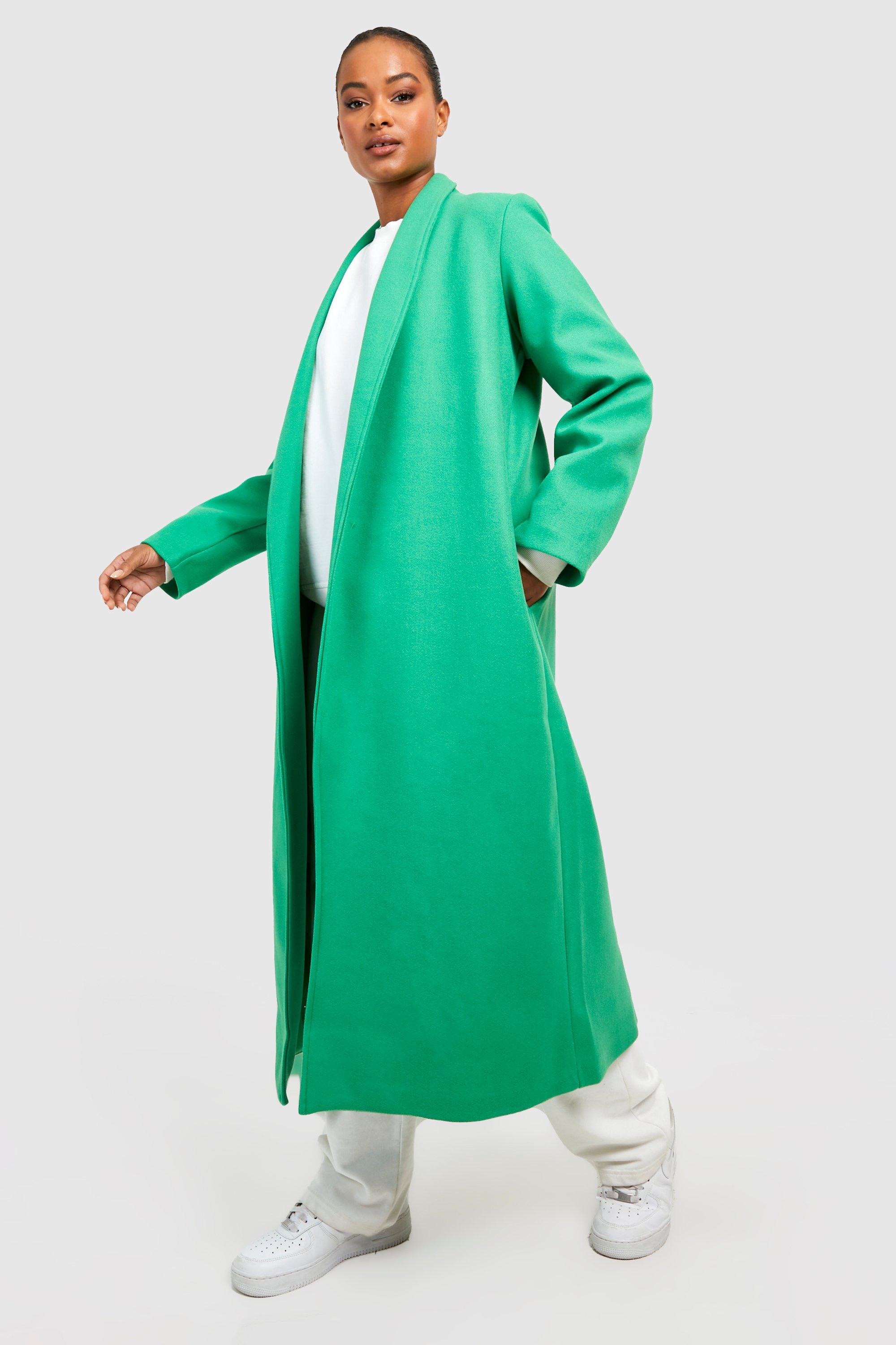 Boohoo hotsell maxi coat